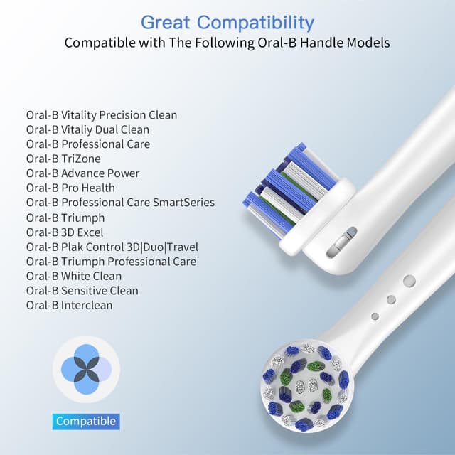 Thumbnail 2 de Replacement Toothbrush Heads for Oral-B 8-pack ⚙