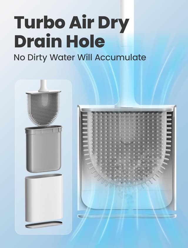 Thumbnail 3 de NEUTYPECHIC Brosse Toilettes Silicone Amovible