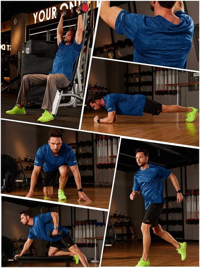 Thumbnail 4 de KEFITEVD Funktionsshirt Kurzarm für Sport