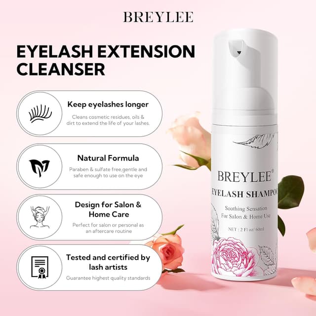 Detalle 2 de BREYLEE Wimpernshampoo 60 ml