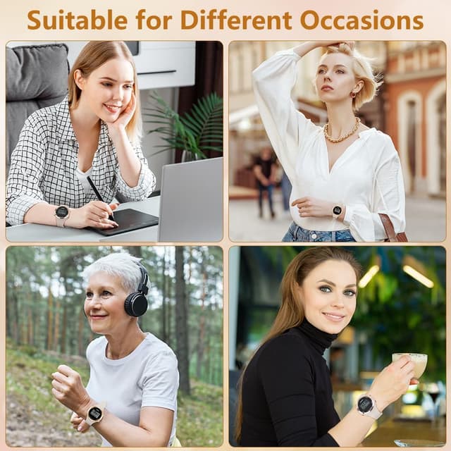 Thumbnail 6 de OFFCUP Damenuhr Digital Uhr Damen Silikonarmband