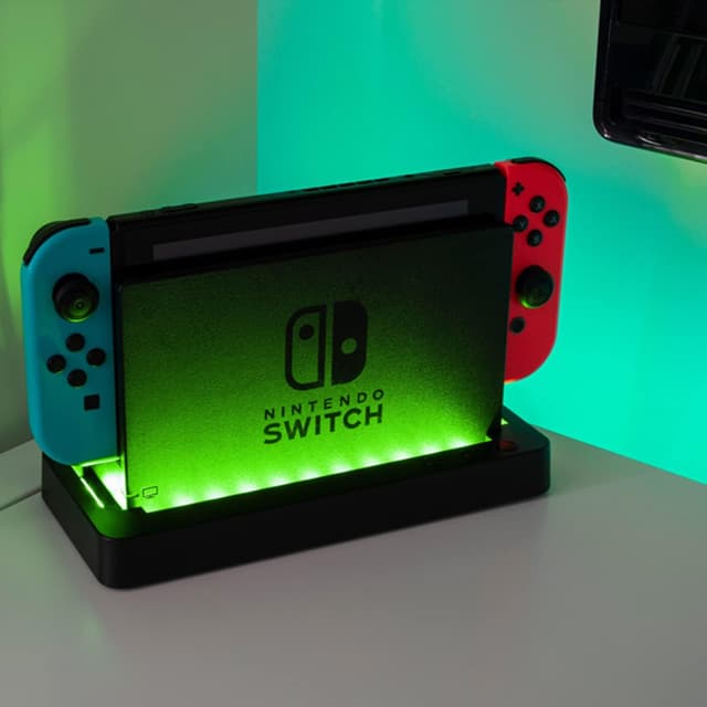 Detalle de Konsolenständer für Switch mit LED