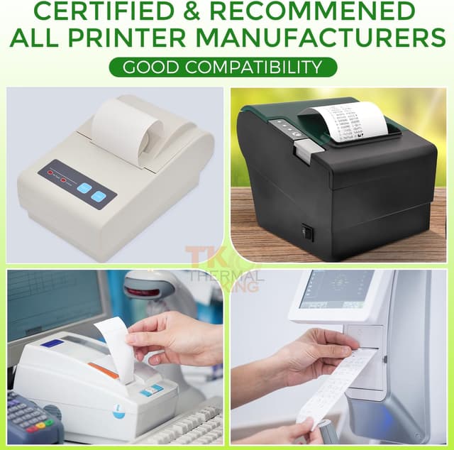 Thumbnail 4 de TK Thermal King 3 1/8" x 230' Receipt Rolls