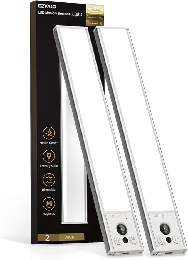 Detalle de EZVALO 10inch under cabinet lighting motion sensor