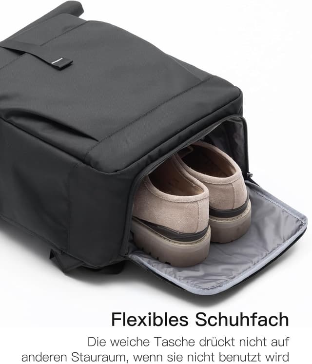 Thumbnail 4 de Inateck Rolltop Rucksack 25–30L mit Schuhfach, 17 Zoll 💼