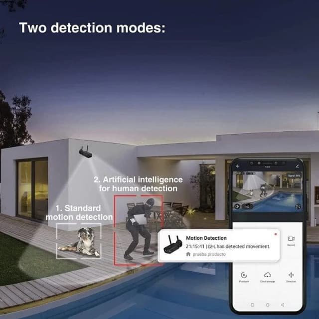 Thumbnail 2 de nivian NVS-IPC-02B-L 2K Cámara exterior