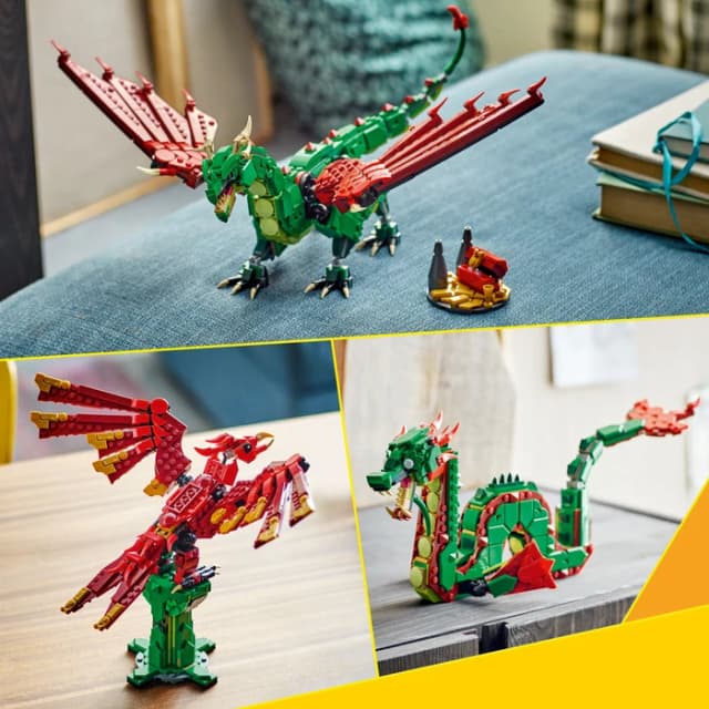Thumbnail 6 de Lego 31161 Grüner Drache 715 Teile