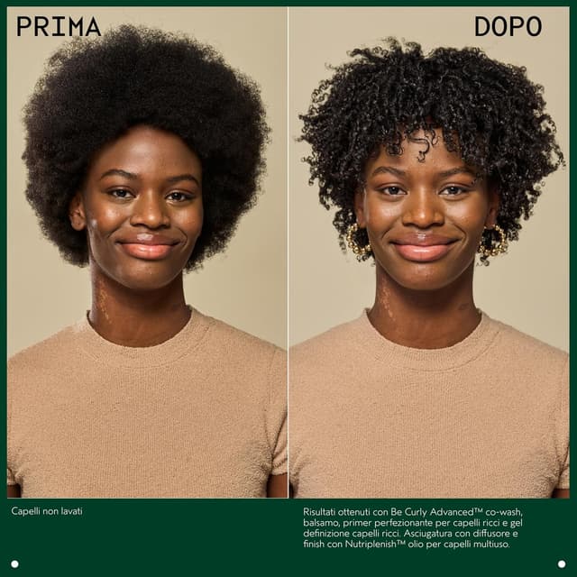 Detalle de Aveda Be Curly Advanced Co-Wash per ricci, 350 ml: definizione, idratazione e anti-crespo senza solfati e senza siliconi