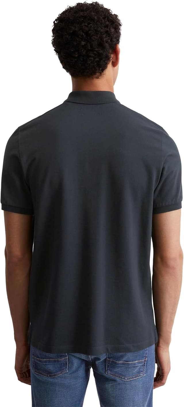 Detalle de Marc O’Polo Herren T-Shirt B21223053092 (1er Pack) mit klassischem Polokragen