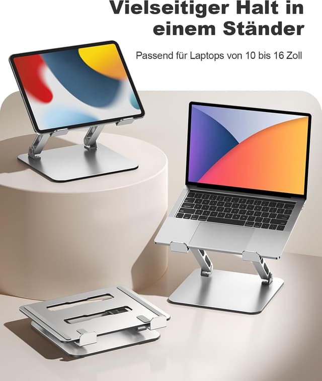 Thumbnail 6 de Babacom Laptop Ständer höhenverstellbar 4,8–25,9 cm