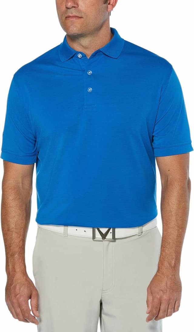 Detalle de Callaway Men’s Short Sleeve Ottoman Performance Golf Polo