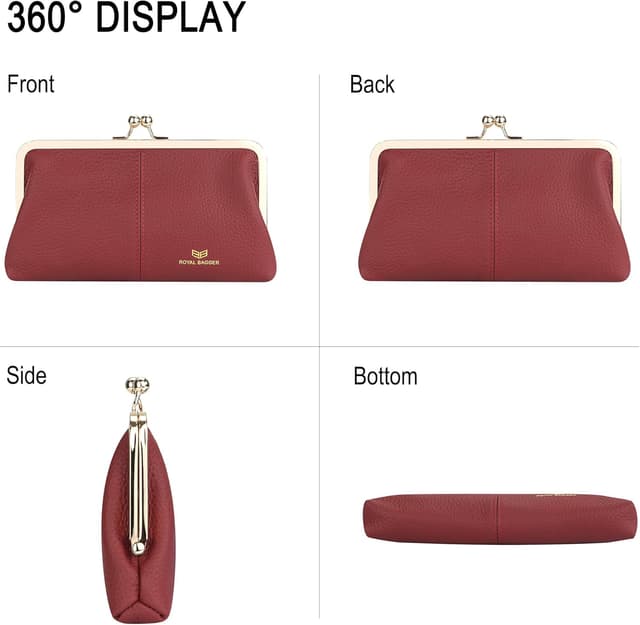 Thumbnail 6 de Royal Bagger 1468 RFID Kiss Lock Wallet 20cm