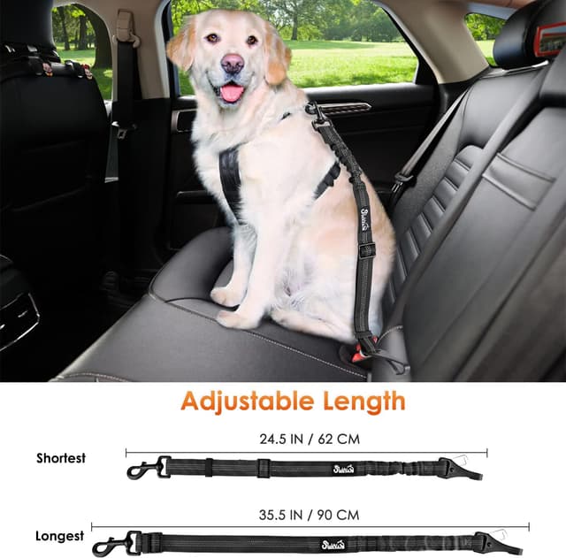 Thumbnail 6 de Eyein 2-in-1 Dog Car Seat Belt with Elastic bungee