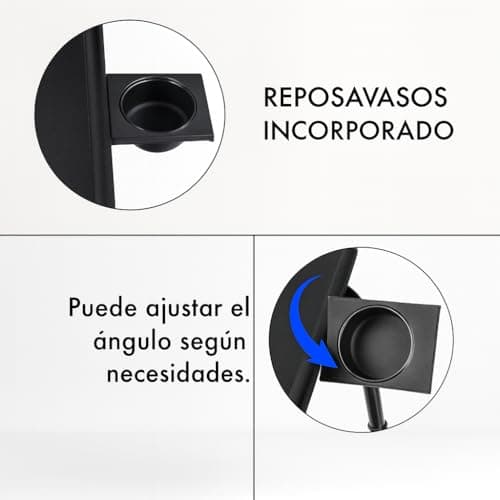 Detalle 2 de T-LOVENDO.ES Mesa plegable auxiliar ajustable