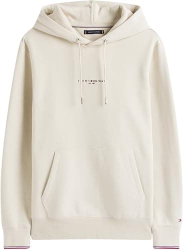 Detalle 2 de Tommy Hilfiger Sudadera capucha Marfil M, 63% algodón