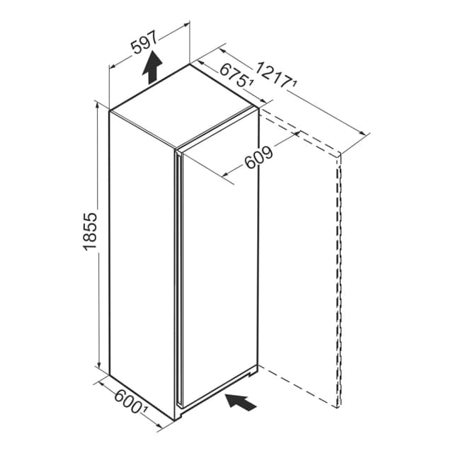 Detalle 2 de Liebherr SFNd 5227 NoFrost congelador vertical (reacondicionado Grado D)