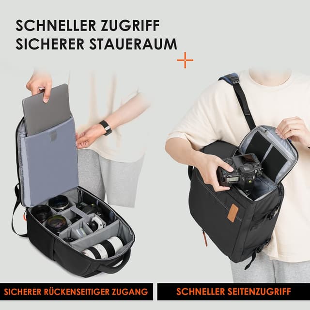 Detalle 2 de TARION Kamerarucksack 15 Zoll