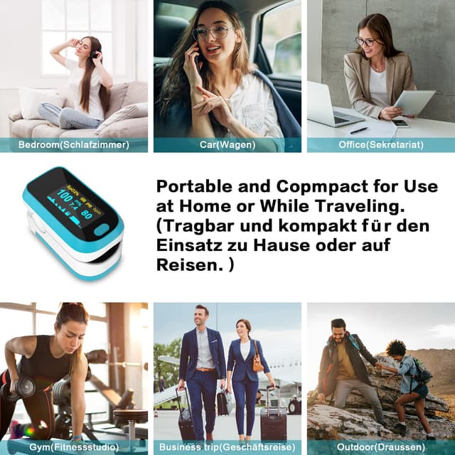 Thumbnail 5 de MOMMED Pulsoximeter Fingerpulsoximeter