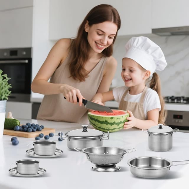 Thumbnail 5 de 17 Piezas Juguetes de Cocina para niños Accesorios