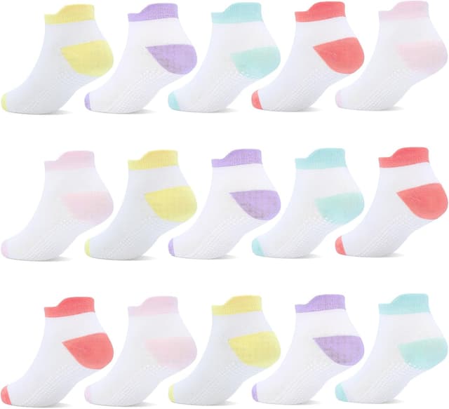 Detalle de GRPSKCOS Non Slip Toddler Socks 15 Pairs