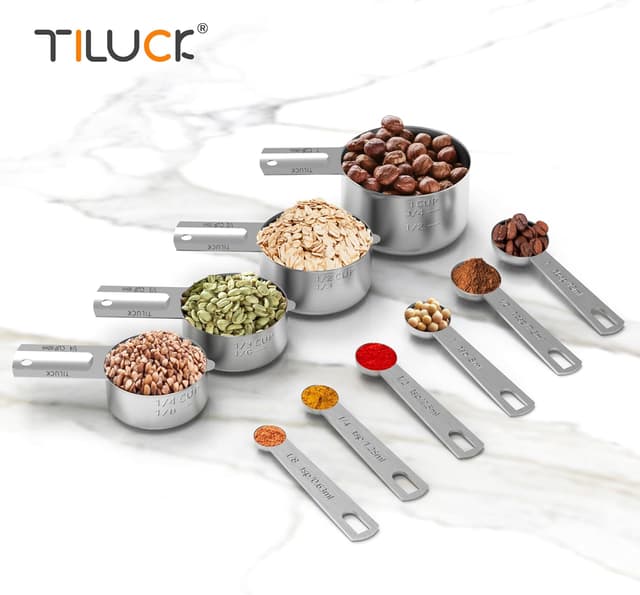 Thumbnail 4 de TILUCK Measuring Cups & Spoons 10pc 🍽