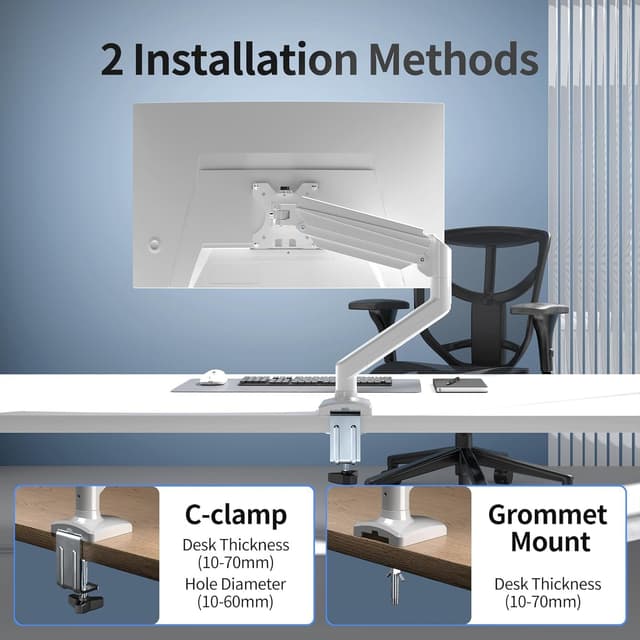 Thumbnail 4 de Suptek Brazo para Monitor 13-32" con VESA y Ajuste 360°🖥