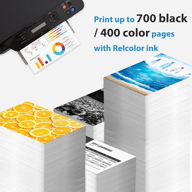 Detalle 2 de Relcolor 63XL Ink Combo 3-Pack 650pg Black