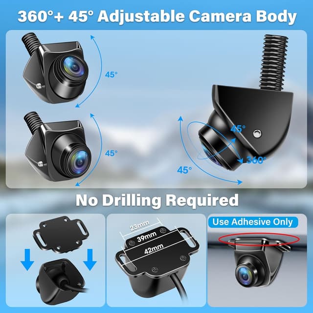 Thumbnail 3 de Vtopek AHD 1080P Rückfahrkamera 180°