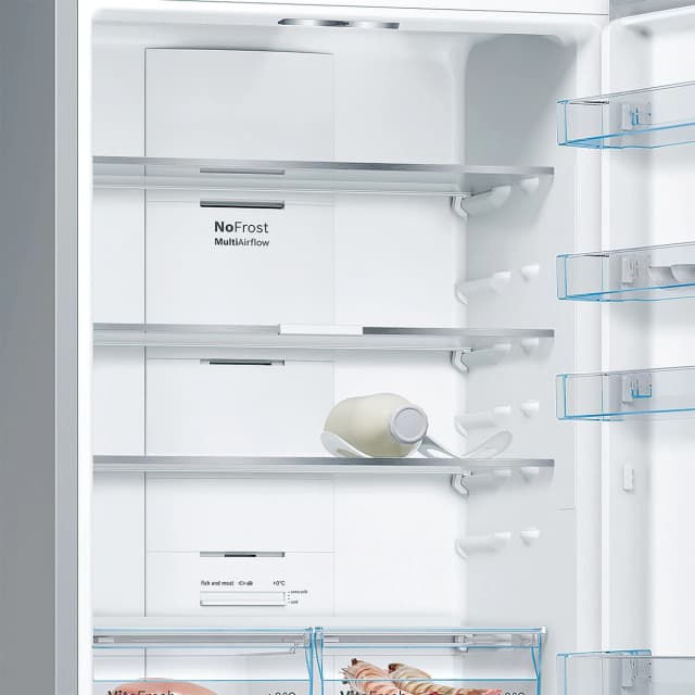 Detalle 2 de Bosch Serie 4 KGN493IDA frigorífico combi Total NoFrost reacondicionado Grado D (70 cm)