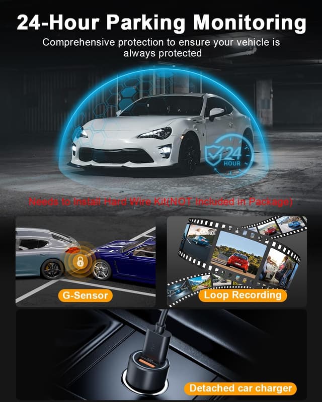 Thumbnail 6 de WeBeqer Dash Cam Auto 4K 170° WiFi