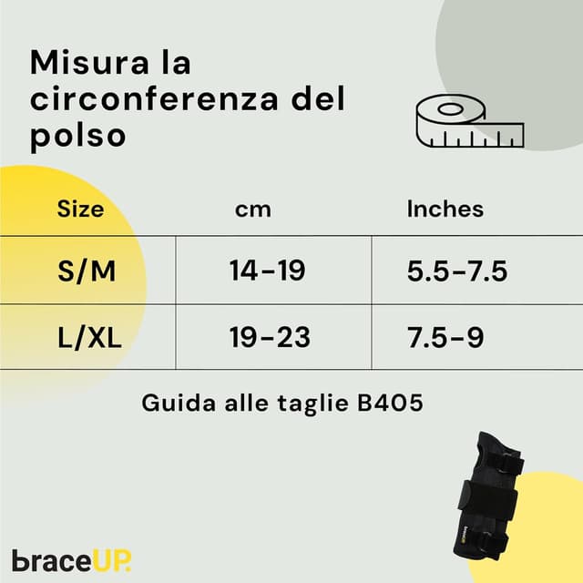 Detalle de BraceUP Tutore Polso per tunnel carpale L/XL