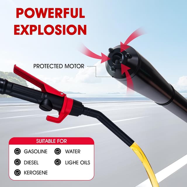 Thumbnail 3 de Bomba de transferencia de líquido a pilas 2.6 GPM