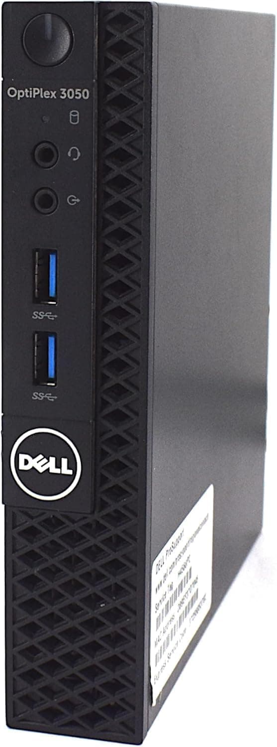 Detalle 1 de DELL OptiPlex 3050 Mini Desktop mit Intel Core i3-7100, 8 GB RAM, 256 GB SSD, WiFi & Bluetooth – Windows 11 Pro (generalüberholt)