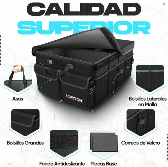 Detalle 2 de Fortem Organizador Maletero Coche 50L