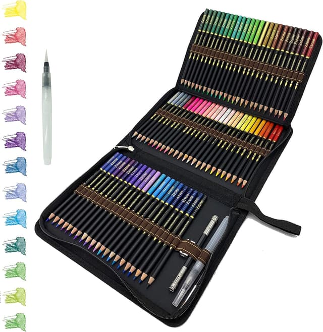 Detalle de tvfly Matite acquerellabili 72 pezzi 🎨