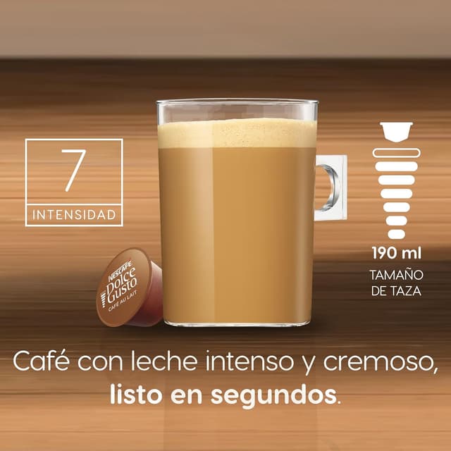 Thumbnail 4 de NESCAFÉ Dolce Gusto Café con Leche ☕ 90 Cápsulas Originales