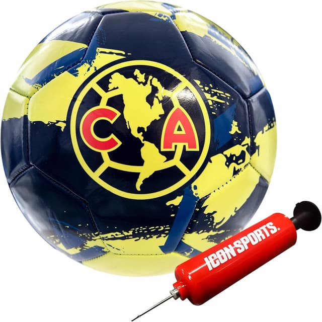 Detalle de Icon Sports Official Club América Soccer Ball (Size 3, PVC)