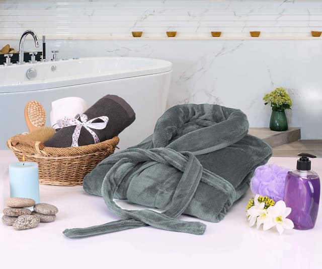 Thumbnail 5 de NY Threads Vestaglia da uomo con collo a scialle