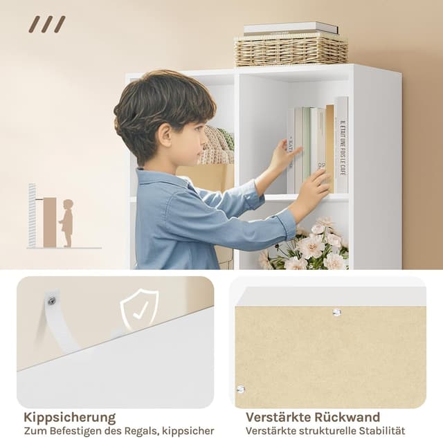 Thumbnail 5 de WOLTU Bücherregal 8 Fächer 60x121x29,5 cm