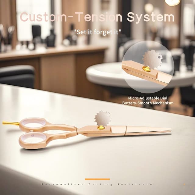 Thumbnail 4 de Tijeras de peluquería profesionales 5,5" oro rosa