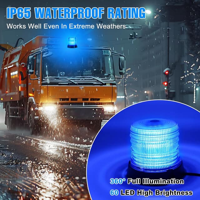 Detalle 1 de I LITTON Blue Strobe Light for Vehicles