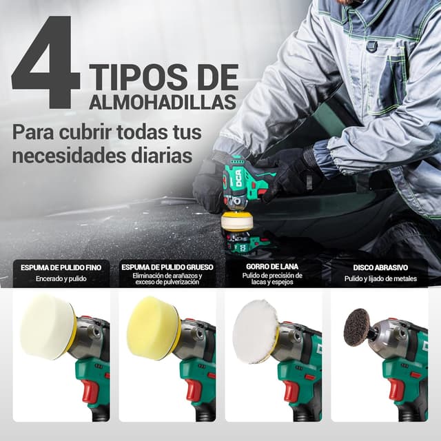 Thumbnail 4 de DCA Mini Pulidora Coche 12V 75mm