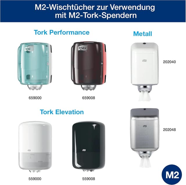 Thumbnail 1 de Tork 121206 Basic Wiping Roll M2