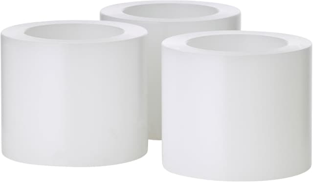 Detalle de EDZARD lot de 3 photophores Cornelius réutilisables (5 cm, Ø 6 cm) résistants jusqu’à 90 °C