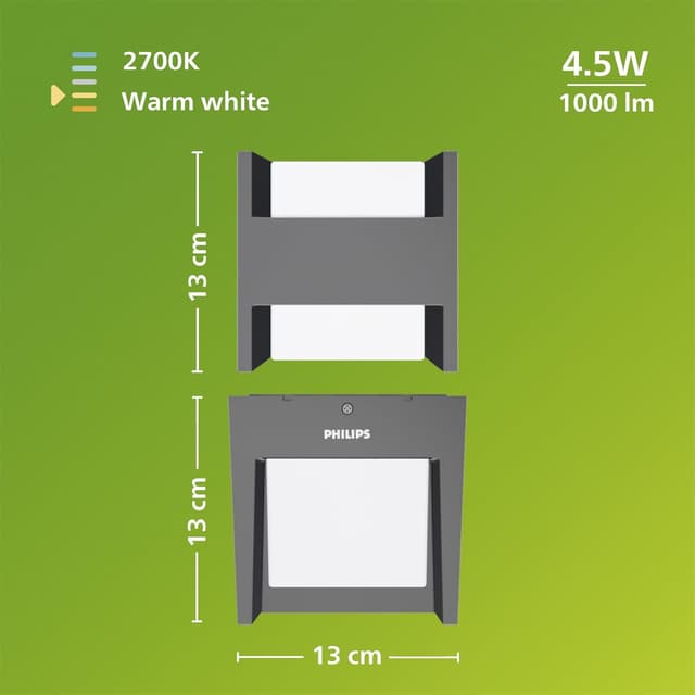 Thumbnail 6 de Philips Arbour LED Outdoor Wall Light