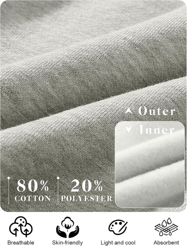 Detalle de Vancavoo Damen Sweatjacke mit Kapuze, langer Reißverschluss-Hoodie für Frühling & Herbst