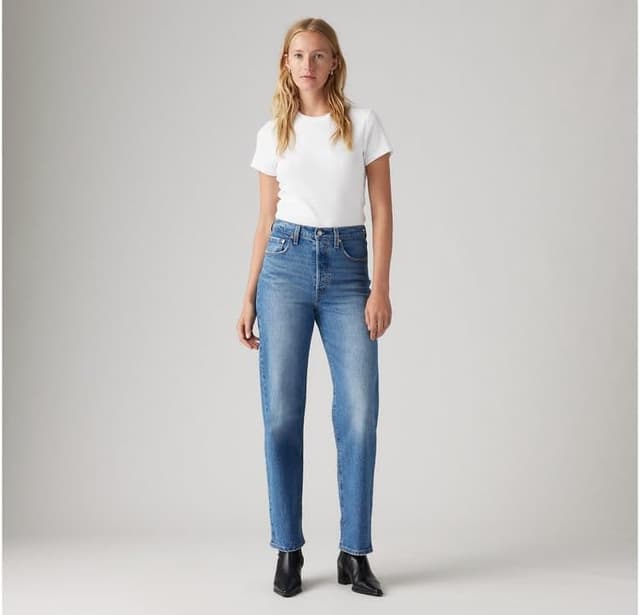 Thumbnail 3 de Levi's Ribcage Straight Ankle Vaqueros Mujer