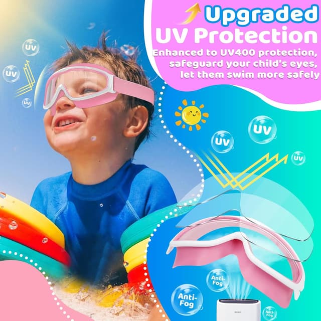Thumbnail 4 de Vvinca Kids Swimming Goggles 2-Pack