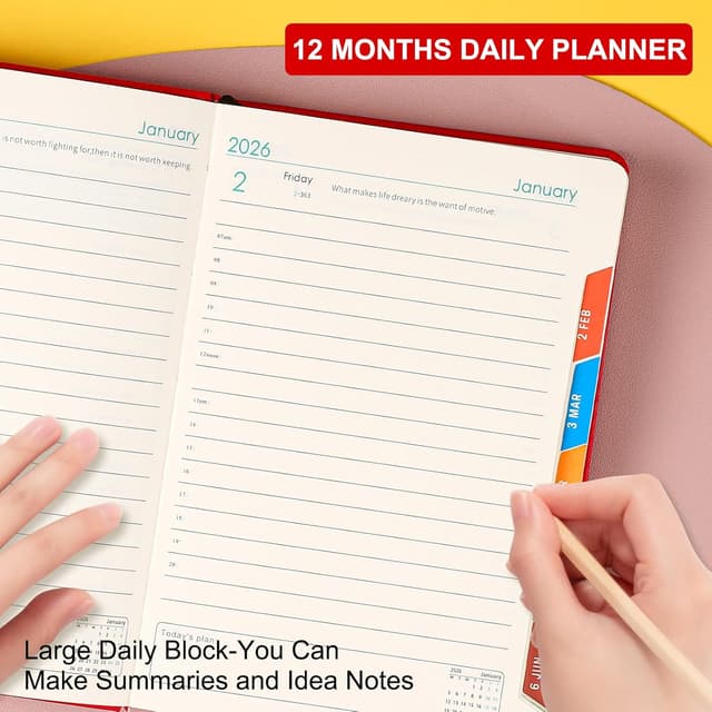 Detalle de Agenda 2026 A5 día por página