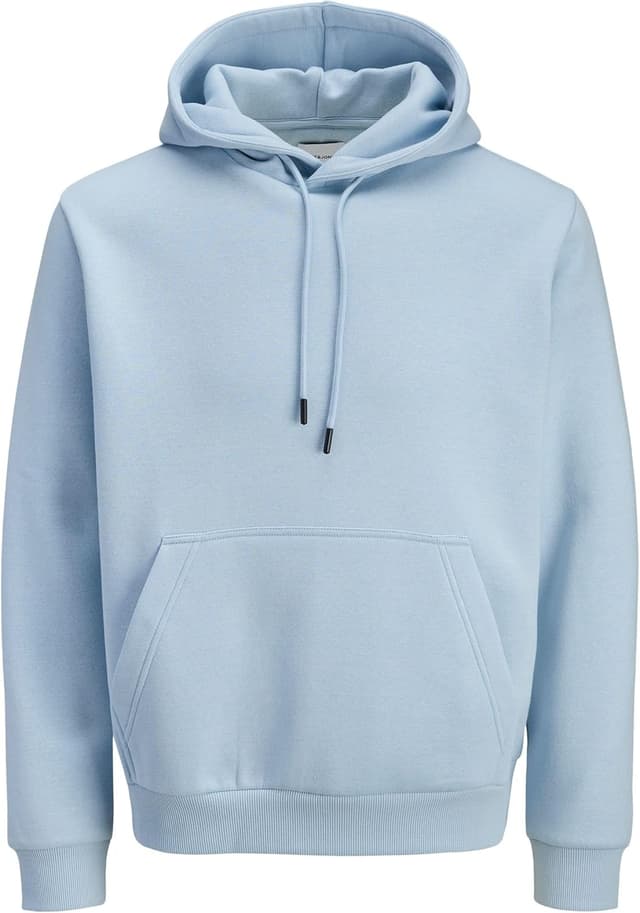 Detalle de JACK & JONES Hoodie Plain Hoodie in felpa: basic morbida per il quotidiano